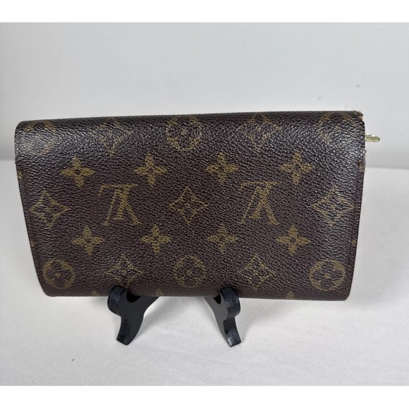 Louis Vuitton Sarah Brown Monogram Long Wallet Authentic Brown with dust pouch - Picture 8 of 16